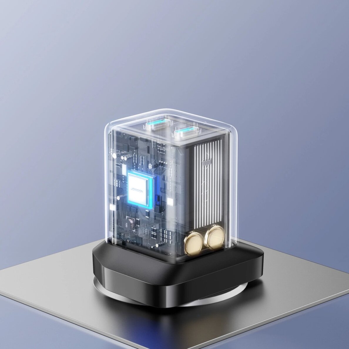 Sieninis įkroviklis Joyroom JR-TCG17 45W 2x USB-C (UK kištukas) – juodas 2 Sieninis įkroviklis Joyroom JR-TCG17 45W 2x USB-C (UK kištukas) – juodas 2