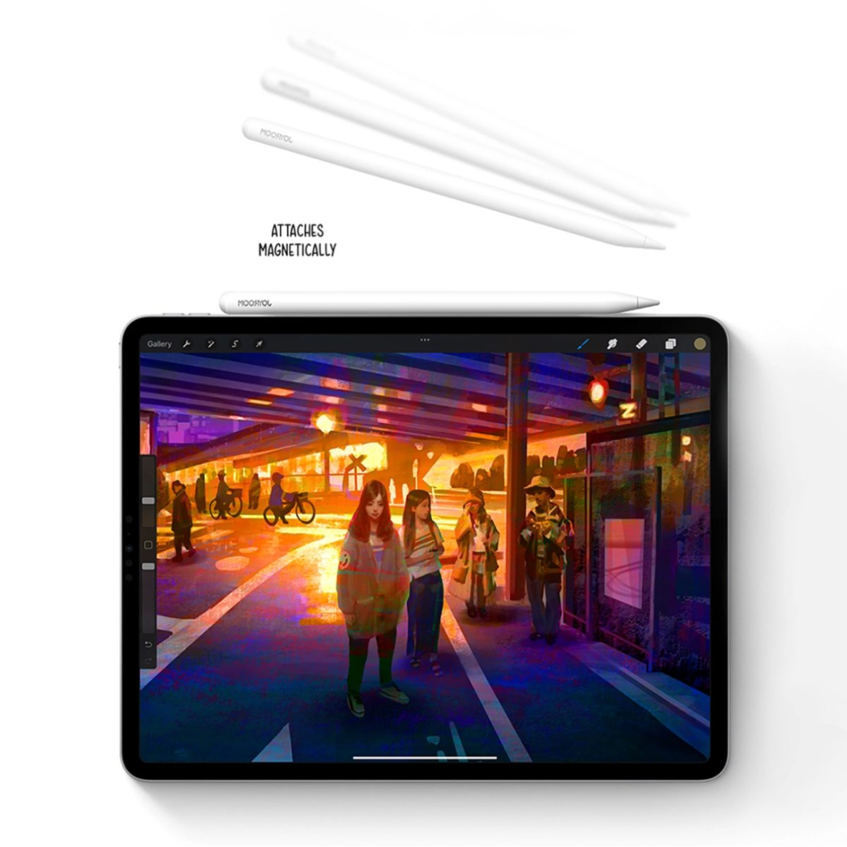 Joyroom JR-X15 aktyvus rašiklis 130mAh su USB-C įkrovimu – baltas 6