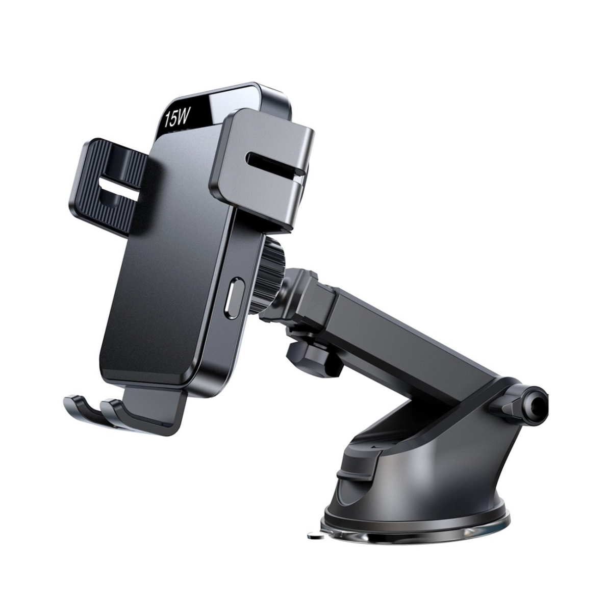 Joyroom JR-ZS219 elektrinis laikiklis ant prietaisų skydelio su 15W indukciniu įkrovikliu – juodas 5 Joyroom JR-ZS219 elektrinis laikiklis ant prietaisų skydelio su 15W indukciniu įkrovikliu – juodas 5