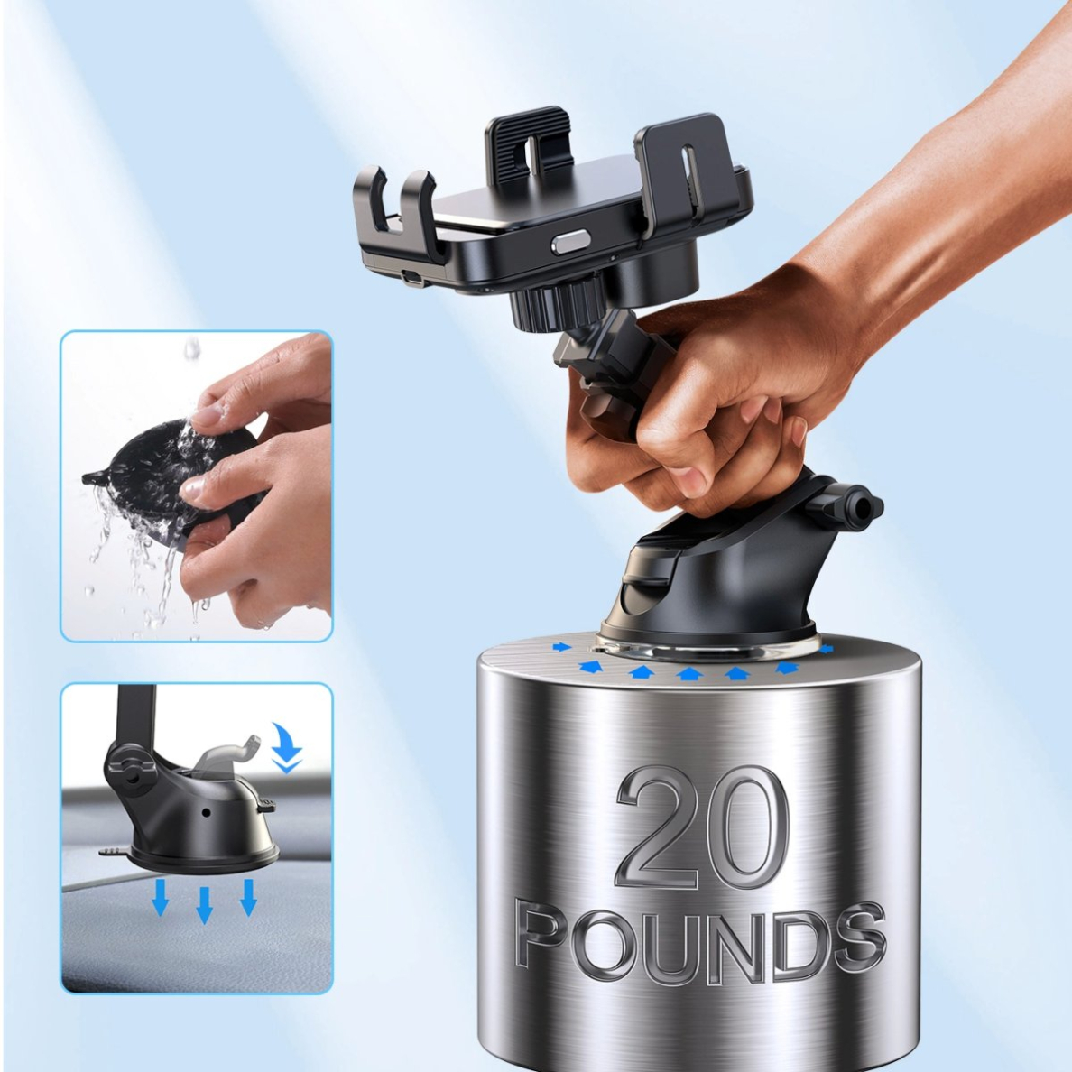 Joyroom JR-ZS219 elektrinis laikiklis ant prietaisų skydelio su 15W indukciniu įkrovikliu – juodas 9 Joyroom JR-ZS219 elektrinis laikiklis ant prietaisų skydelio su 15W indukciniu įkrovikliu – juodas 9