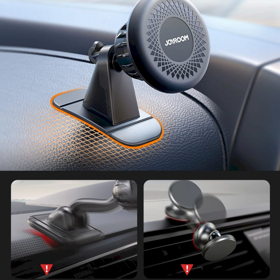 Joyroom JR-ZS356 magnetic cockpit Telfono laikiklis - tamsiai pilkas 12 Joyroom JR-ZS356 magnetic cockpit Telfono laikiklis - tamsiai pilkas 12