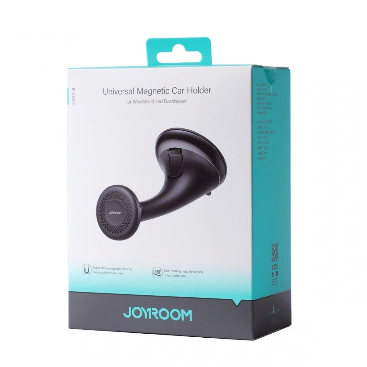 Joyroom JR-ZS356 universal magnetic Automobilinis laikiklis a phone the cockpit/window - Juodas 4 Joyroom JR-ZS356 universal magnetic Automobilinis laikiklis a phone the cockpit/window - Juodas 4