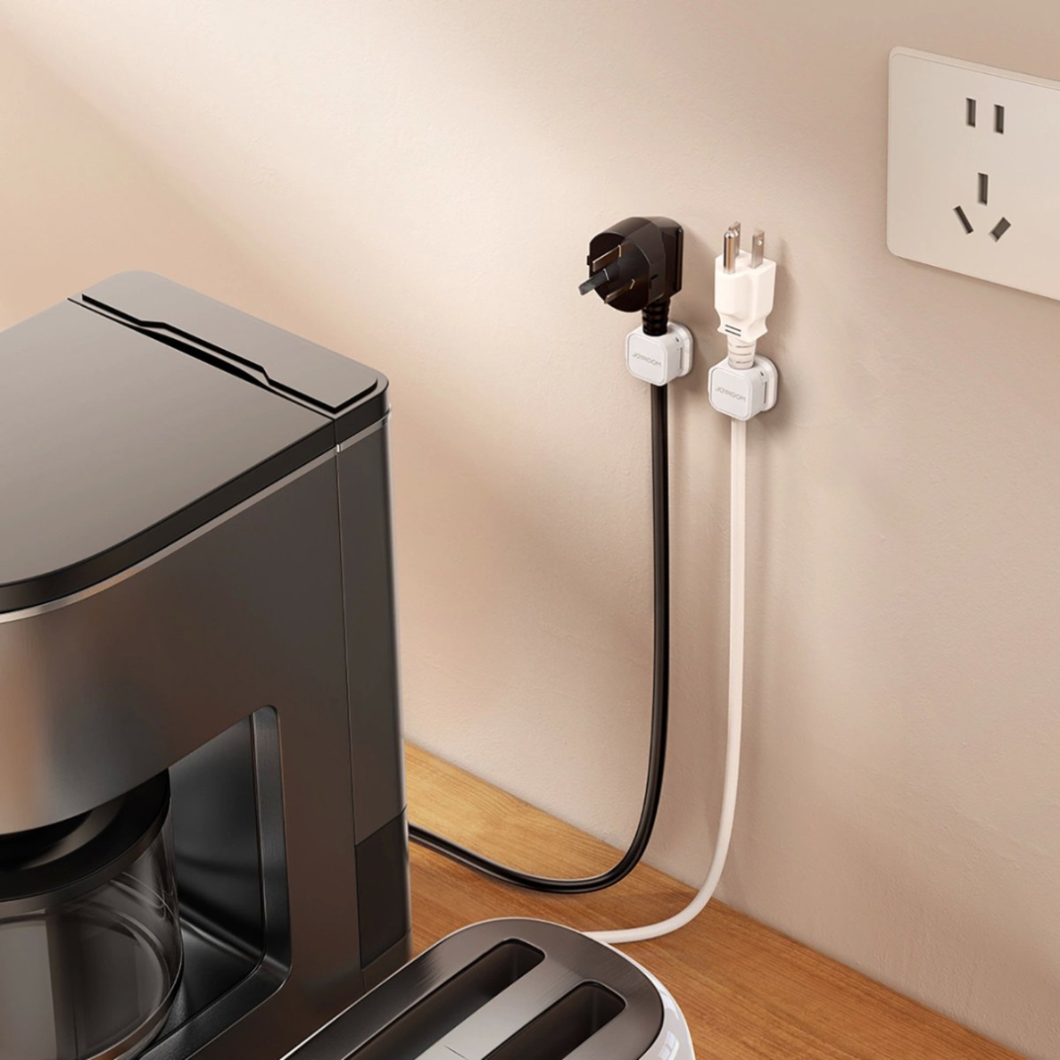 Joyroom JR-ZS368 magnetinis kabelių laikiklis – baltas (6 vnt.) 8 Joyroom JR-ZS368 magnetinis kabelių laikiklis – baltas (6 vnt.) 8