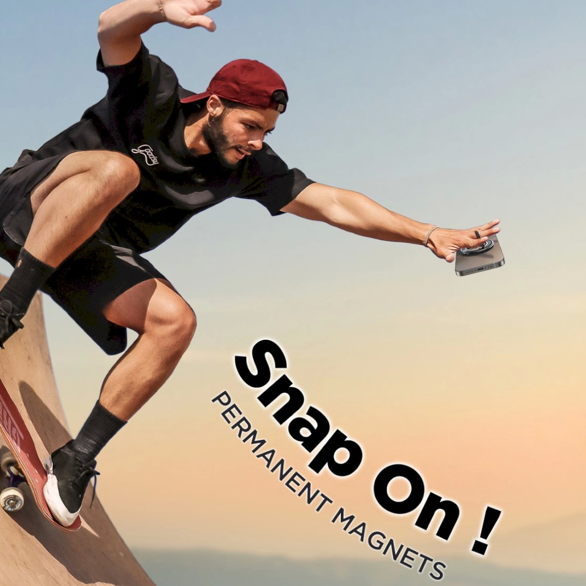 Joyroom JR-ZS383 MagSafe magnetic Telfono laikiklis - Juodas 7 Joyroom JR-ZS383 MagSafe magnetic Telfono laikiklis - Juodas 7