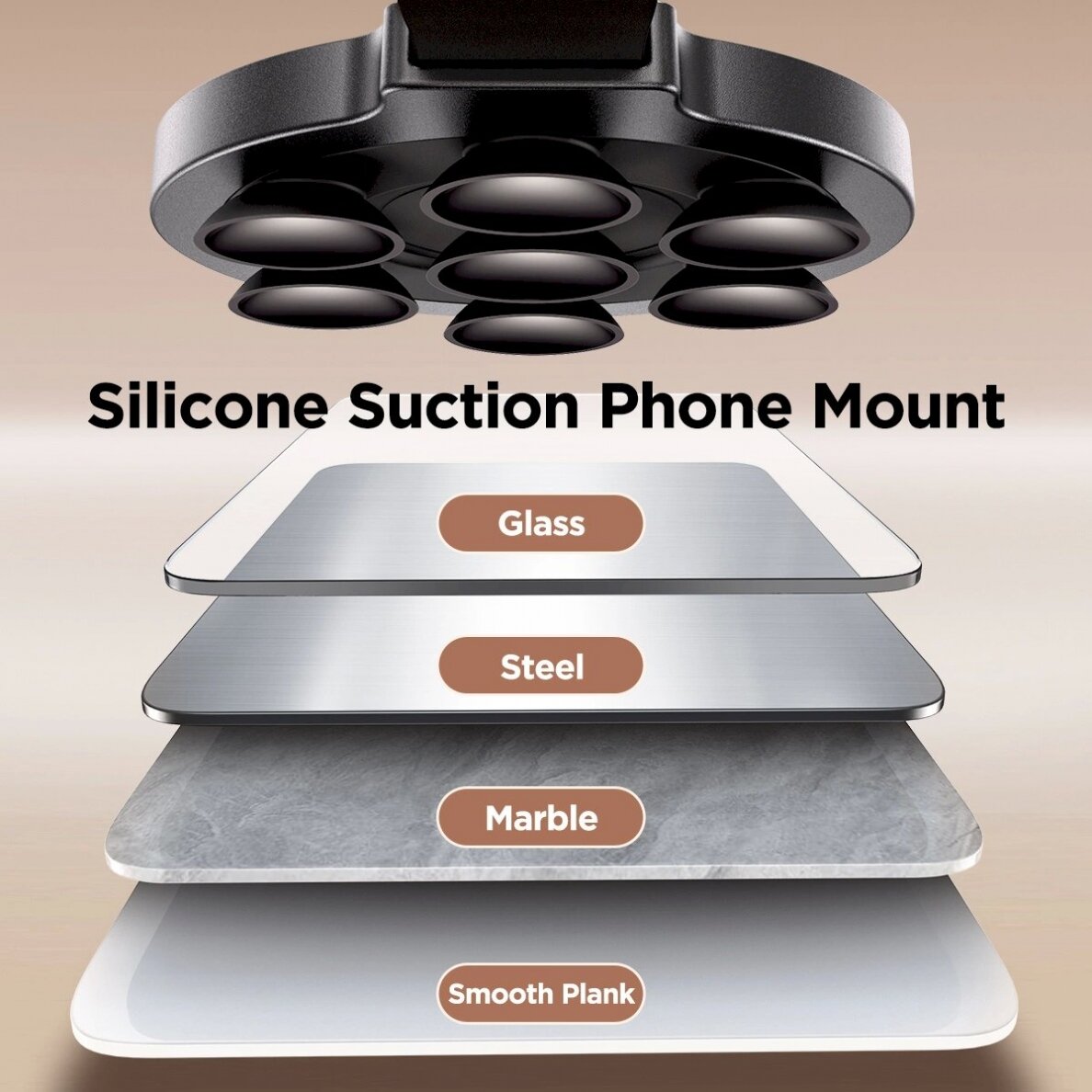 Joyroom JR-ZS393 magnetic Telfono laikiklissuction cups - Juodas 10 Joyroom JR-ZS393 magnetic Telfono laikiklissuction cups - Juodas 10