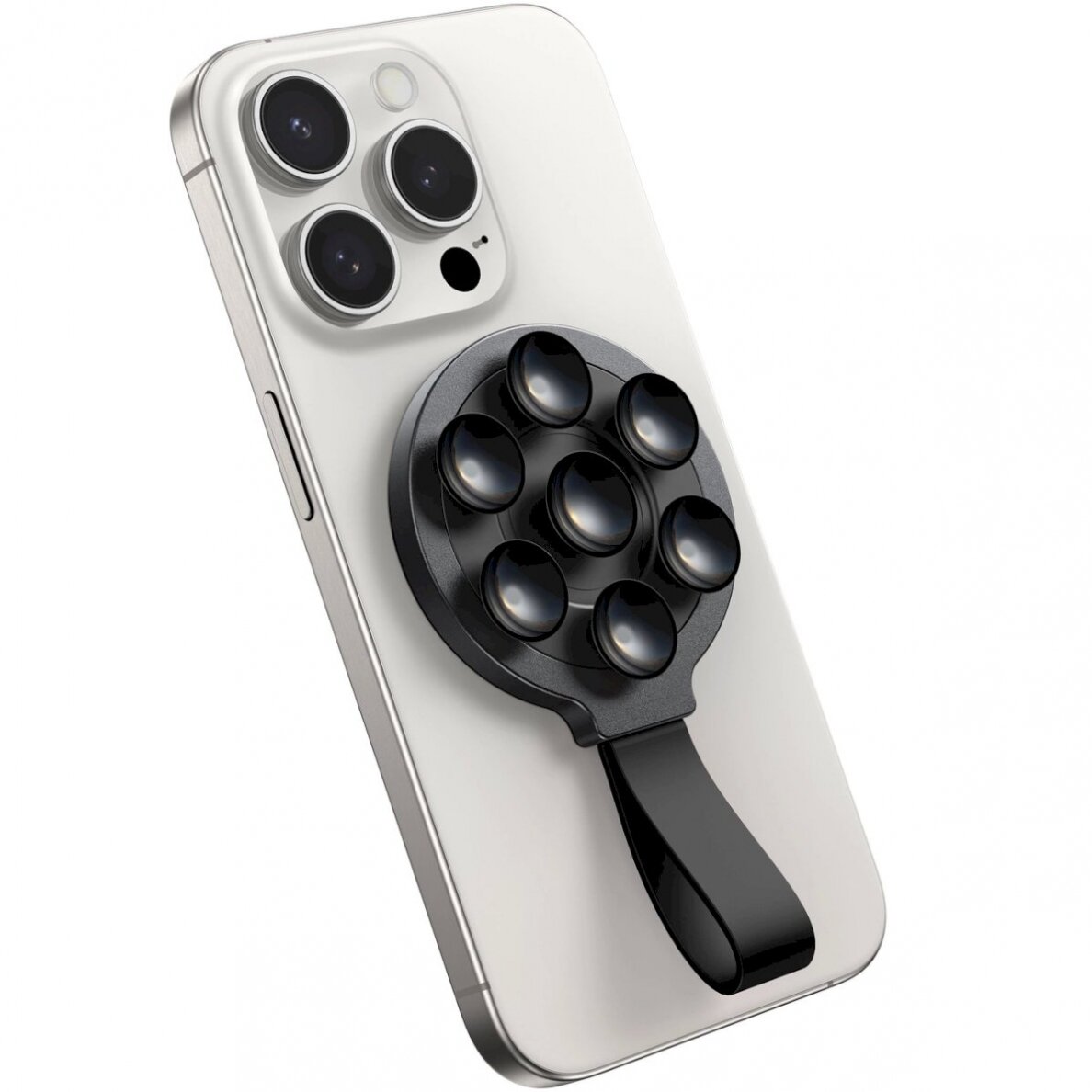 Joyroom JR-ZS393 magnetic Telfono laikiklissuction cups - Juodas Joyroom JR-ZS393 magnetic Telfono laikiklissuction cups - Juodas