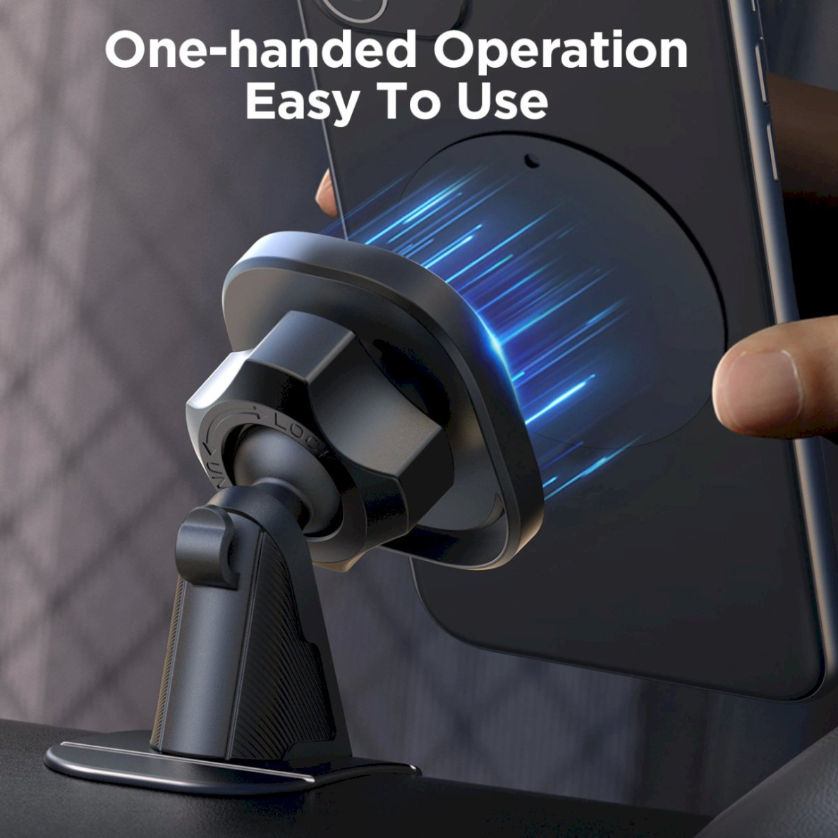 Joyroom JR-ZS400 magnetic car Telfono laikiklis the dashboard - Juodas 13 Joyroom JR-ZS400 magnetic car Telfono laikiklis the dashboard - Juodas 13