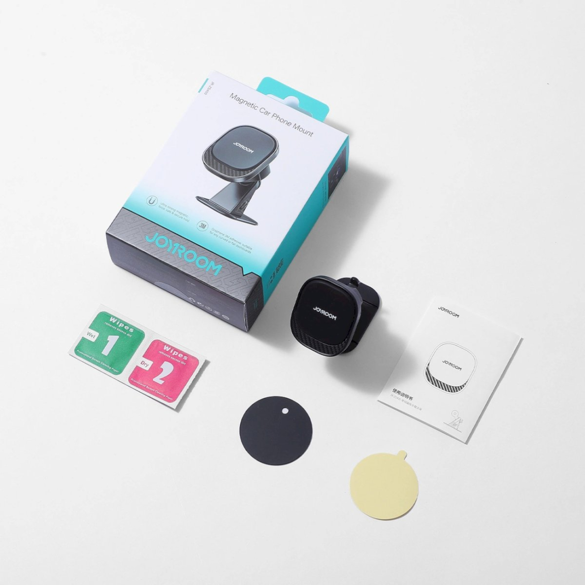 Joyroom JR-ZS400 magnetic car Telfono laikiklis the dashboard - Juodas 6 Joyroom JR-ZS400 magnetic car Telfono laikiklis the dashboard - Juodas 6