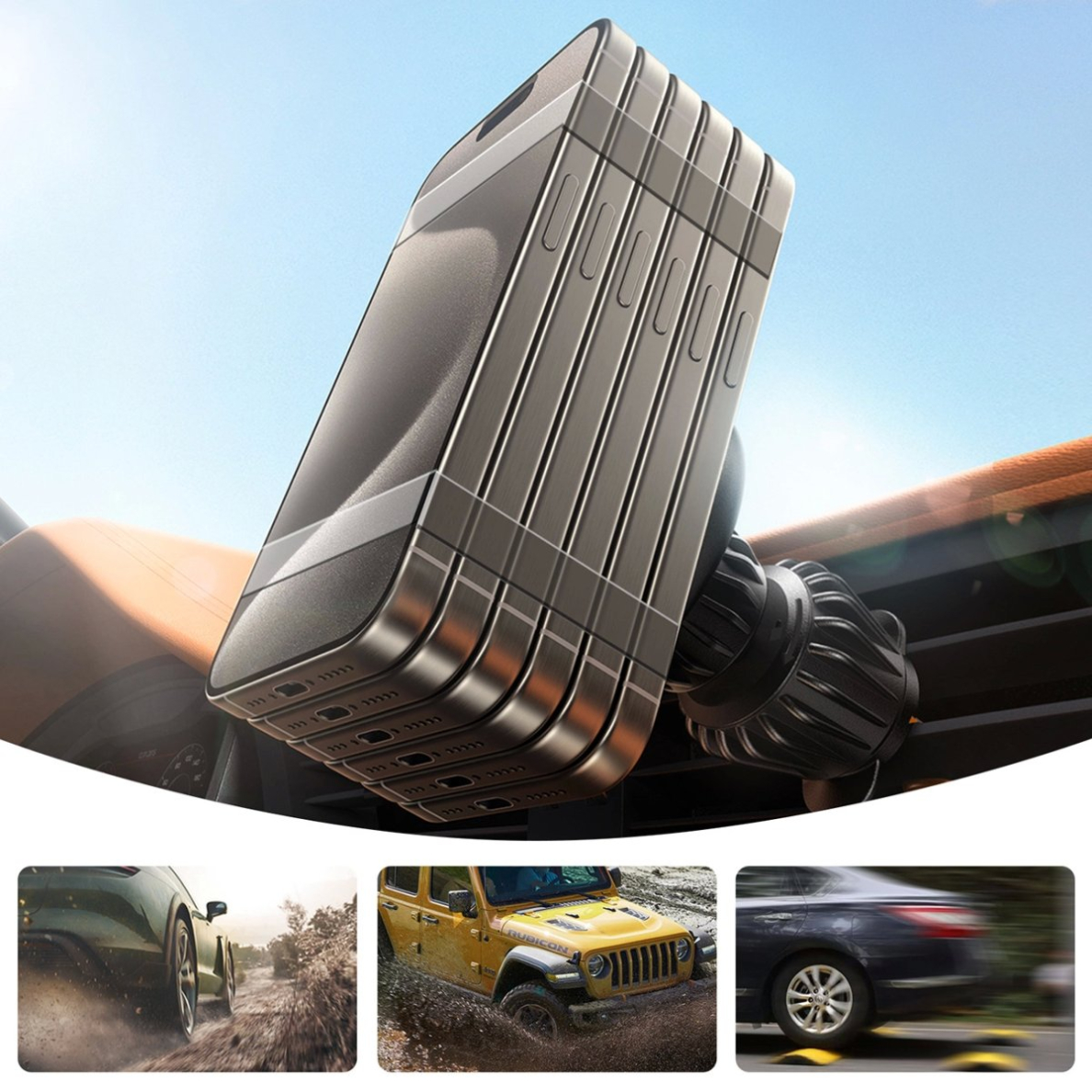 Joyroom JR-ZS406 Magnetinis automobilinis oro angos laikiklis – juodas 13 Joyroom JR-ZS406 Magnetinis automobilinis oro angos laikiklis – juodas 13