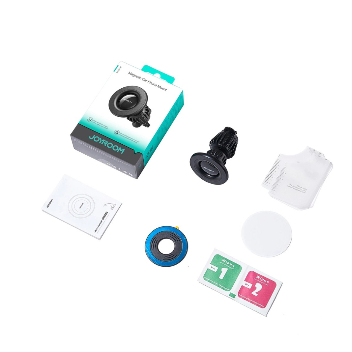 Joyroom JR-ZS406 Magnetinis automobilinis oro angos laikiklis – juodas 7