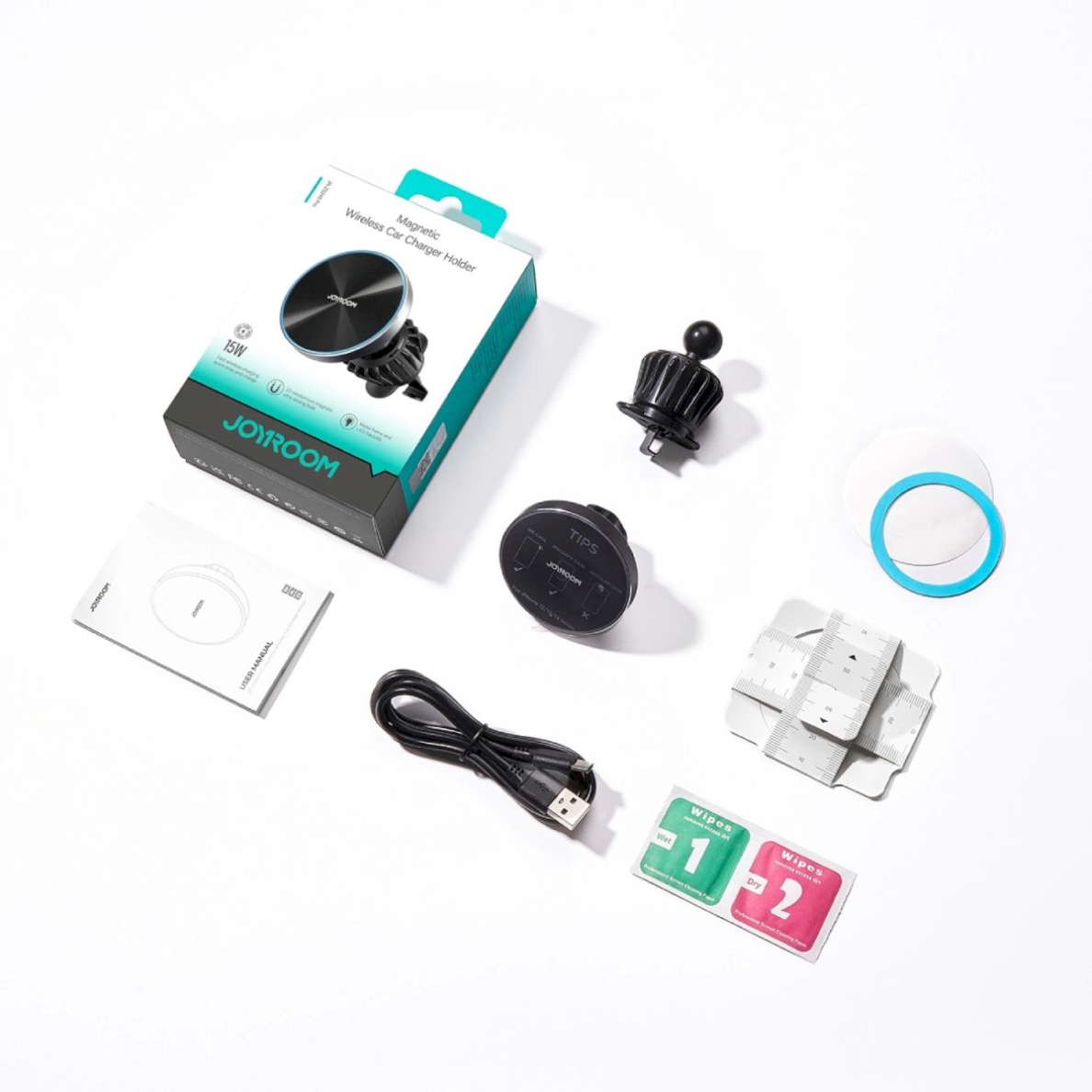 Joyroom JR-ZS240 Pro Magnetinis automobilinis laikiklis su 15W belaidžiu įkrovikliu, skirtas oro angai – juodas 5 Joyroom JR-ZS240 Pro Magnetinis automobilinis laikiklis su 15W belaidžiu įkrovikliu, skirtas oro angai – juodas 5