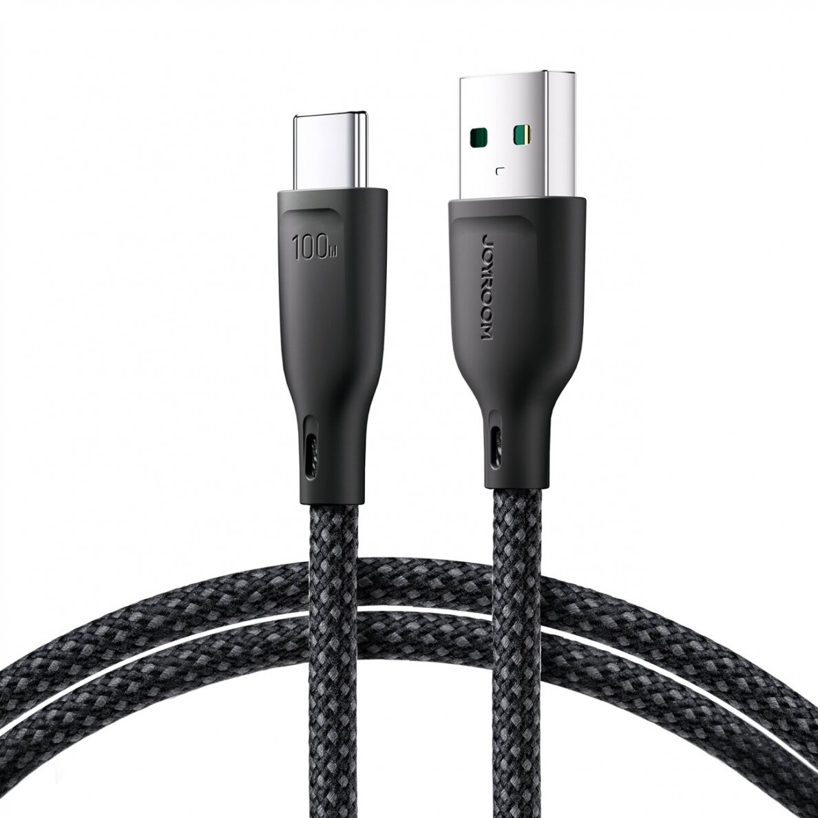 Joyroom Multi-Color Series SA34-AC6 USB-A / USB-C Cable 100W Fast Transfer 1m - Black Joyroom Multi-Color Series SA34-AC6 USB-A / USB-C Cable 100W Fast Transfer 1m - Black