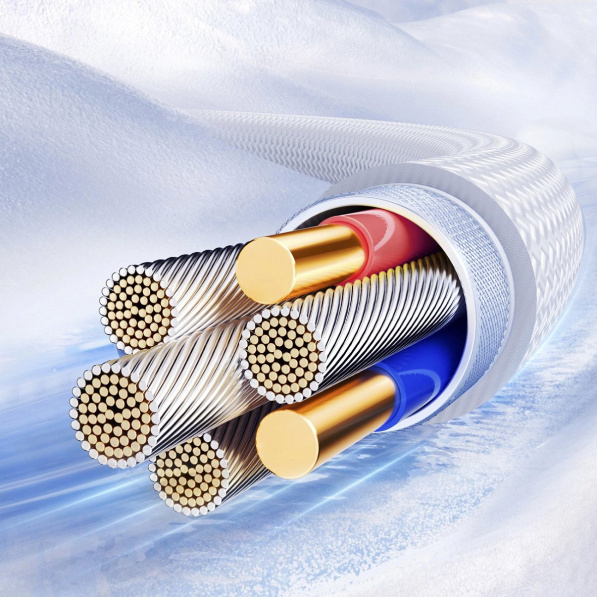 Joyroom S-A42 Crystal-Clear Series 30W USB-C / Lightning kabelis 1.2 m – baltas 11