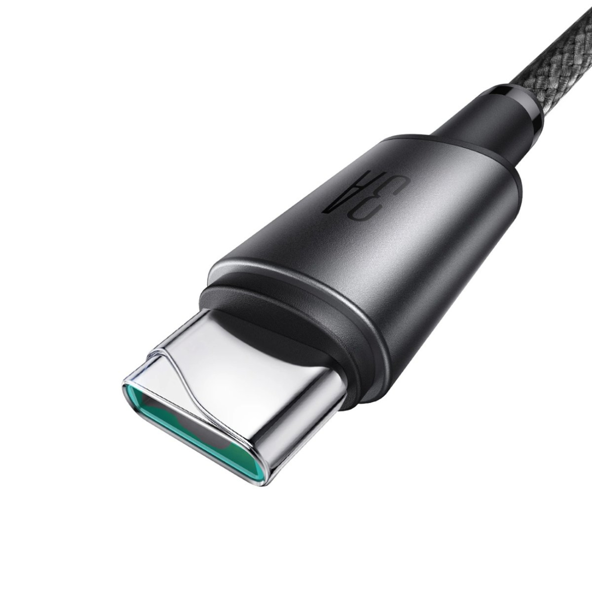 Joyroom S-A50 Unlimited Series 3A USB-A / USB-C kabelis su magnetiniu laikikliu 1.2 m – pilkas 3