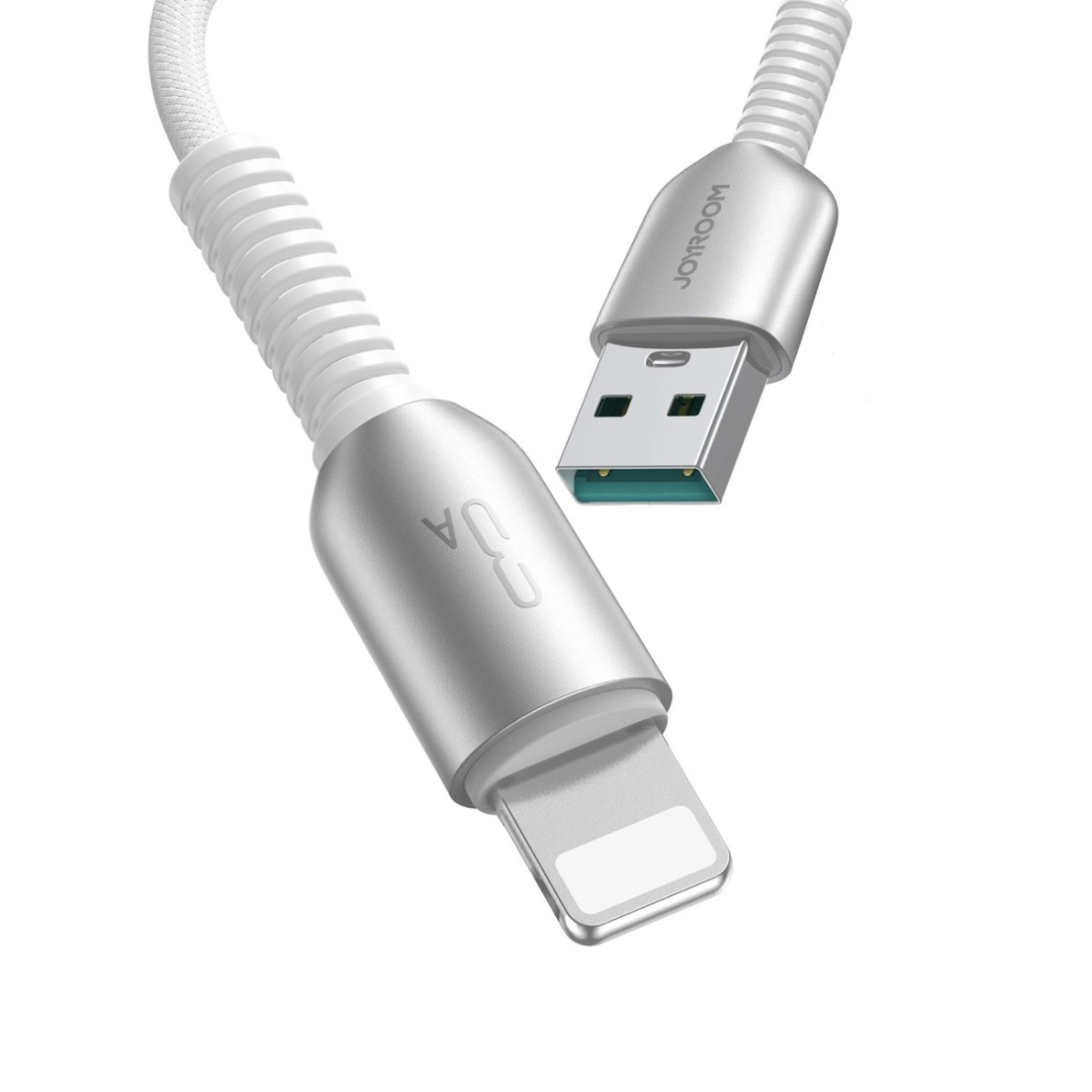 Joyroom S-A51 Cutting-Edge Series 3A USB-A / Lightning kabelis 1.2 m – pilkas 1