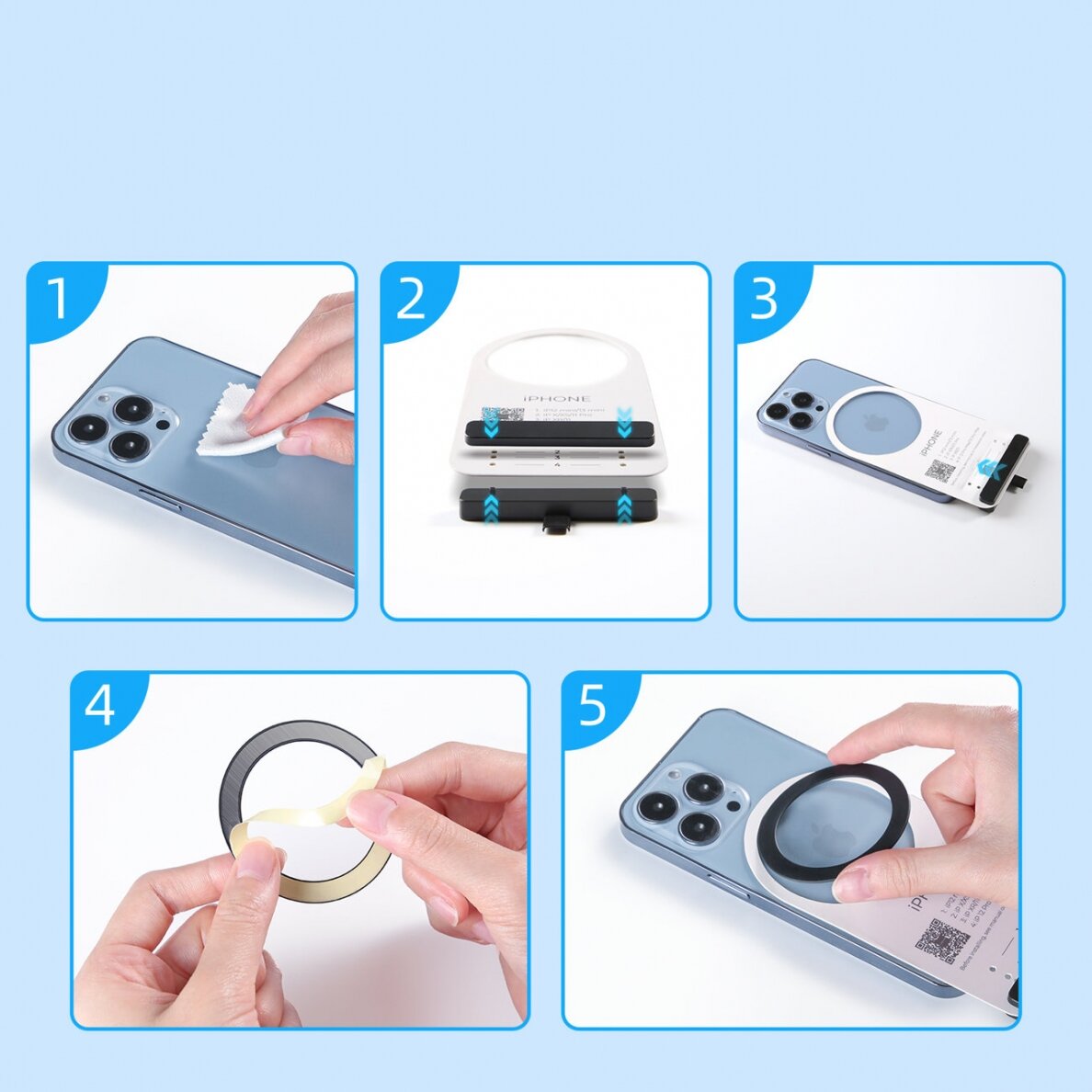 Magnetas Joyroom 2 vnt. Rožinis (JR-Mag-M3) 6 Magnetas Joyroom 2 vnt. Rožinis (JR-Mag-M3) 6