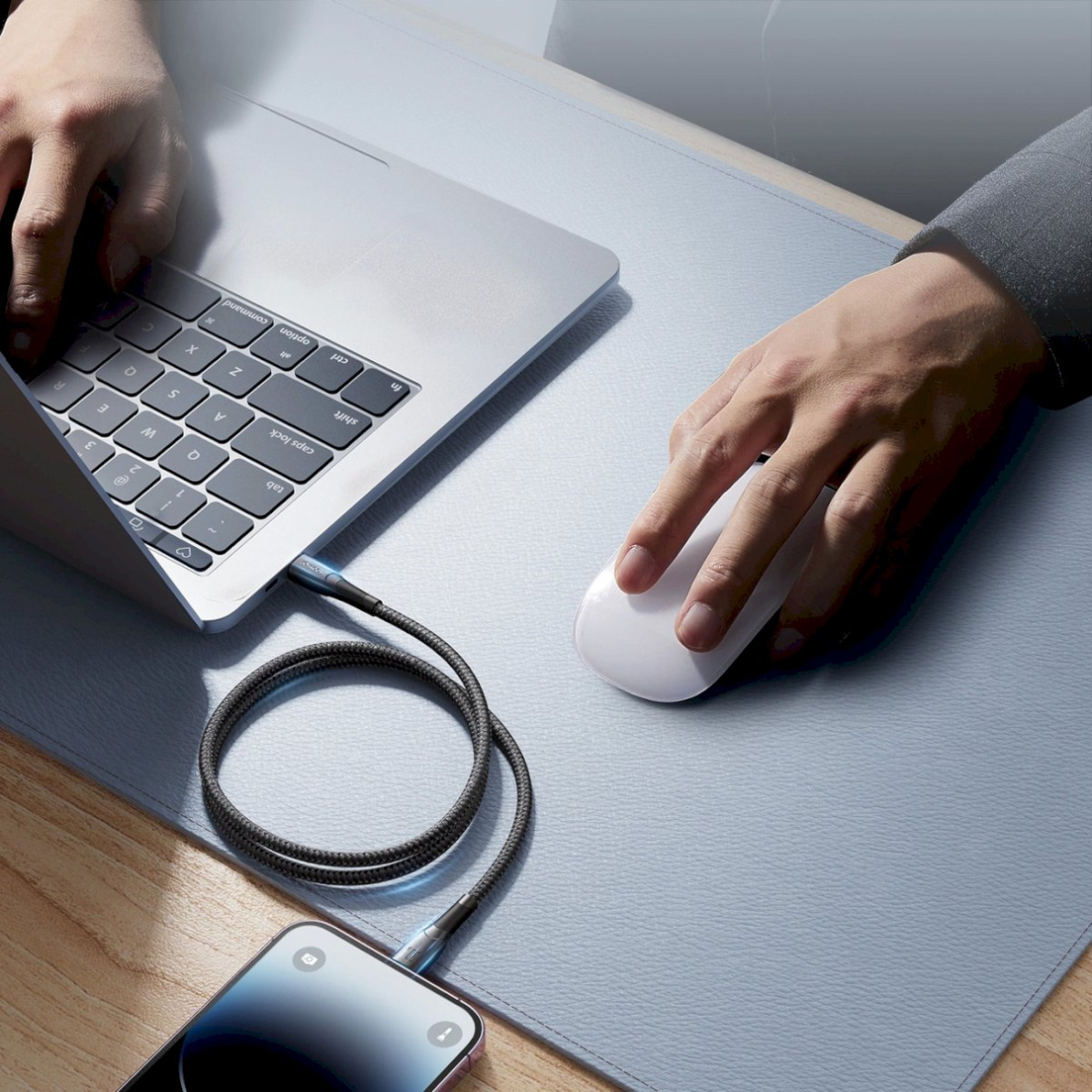 Joyroom Starry Series SA32-CL3 30W USB-C / Lightning Kabelis 1m - Juodas 14 Joyroom Starry Series SA32-CL3 30W USB-C / Lightning Kabelis 1m - Juodas 14