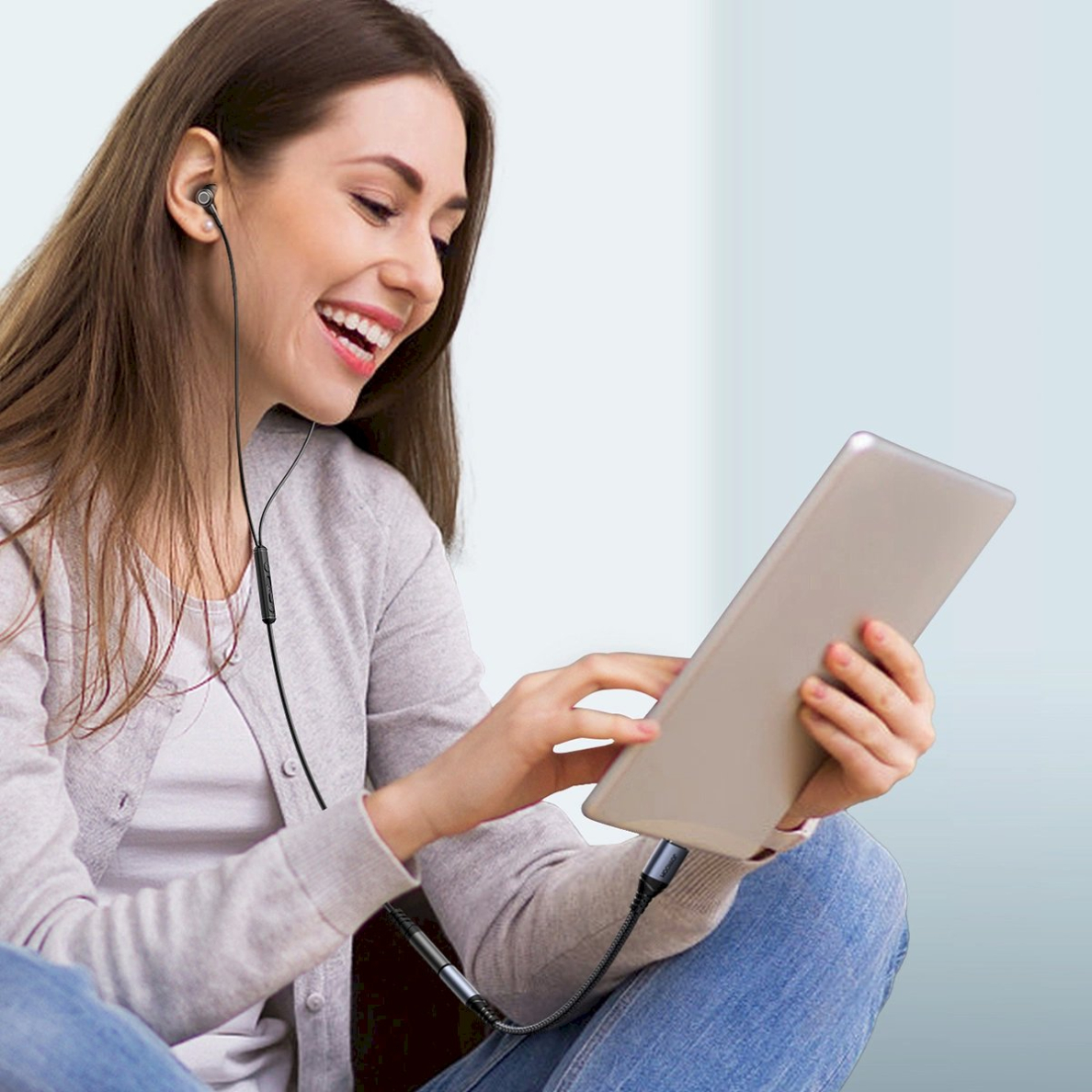 Joyroom SY-C01 USB-C DAC adapteris į 3.5 mm mini lizdą – juodas 10 Joyroom SY-C01 USB-C DAC adapteris į 3.5 mm mini lizdą – juodas 10