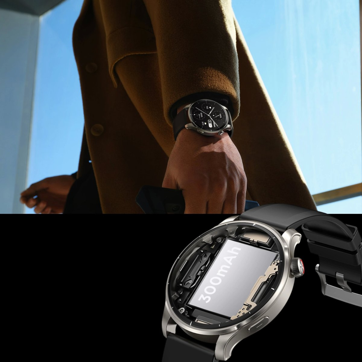 Joyroom JR-FV1 Venture Series Išmanusis laikrodis su skambučių atsakymo funkcija – pilkas 8