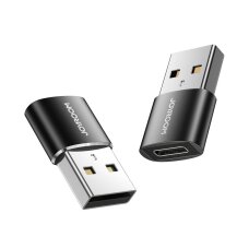 Adapteris Joyroom iš USB Type C (Female) į USB (Male) Juodas (S-H152 Black)