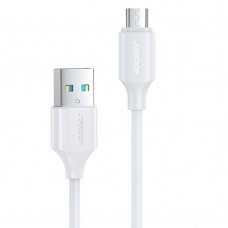 Joyroom cable USB-A - Micro USB 480Mb / s 2.4A 0.25m white (S-UM018A9)