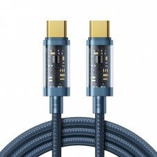 Joyroom cable USB Type-C - USB Type-C 100W 1.2m Juodas (S-CC100A12)