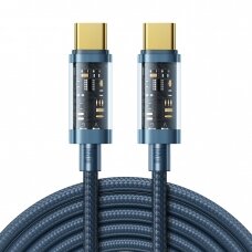 Joyroom cable USB Type-C - USB Type-C 100W 2m Mėlynas (S-CC100A20)