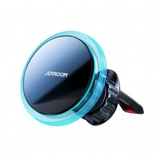 Laikiklis Joyroom Car Holder Qi Wireless Induction Charger 15W (MagSafe) Sidabrinis (JR-ZS291)
