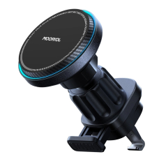 Joyroom JR-ZS387 automobilio laikiklis su belaidžiu įkrovikliu (MagSafe suderinamas) ir ventiliatoriumi – juodas