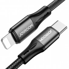 Kabelis Joyroom USB Type C - Lightning PD 20W 1m Juodas (S-1024N1-PD)
