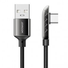 Kabelis Joyroom gaming USB - USB Type C 3A 1.2m Juodas (S-1230K3)