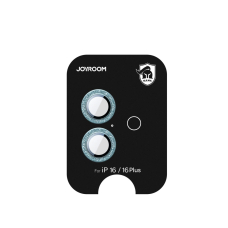 Joyroom JR-MSF0301 apsauginis stiklas objektyvams iPhone 16/16 Plus – žalia