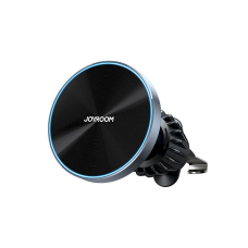 Joyroom JR-ZS240 Pro Magnetinis automobilinis laikiklis su 15W belaidžiu įkrovikliu, skirtas oro angai – juodas