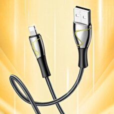 Kabelis Joyroom Mermaid series USB - USB Type C 3A 1,2m Juodas (S-1230K6)