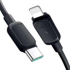 Joyroom Multi-Color Series A14 USB-C / Lightning 20W kabelis 1.2 m – juodas