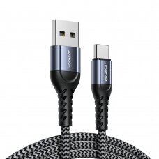 Kabelių Rinkinys Joyroom N10 King Kong series 3 x USB- USB Type C 0.25m + 1.2m + 2m Pilkas