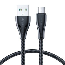 Akcija! Joyroom USB cable - micro USB 2.4A Surpass Series for fast charging and data transfer 1.2 m black (S-UM018A11)