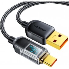 Joyroom USB cable - USB C 66W for fast charging and data transfer 1.2 m Juodas (S-AC066A4)