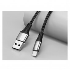 Joyroom USB - USB Type C Kabelis 3 A 0,2 m Juodas (S-0230N1)