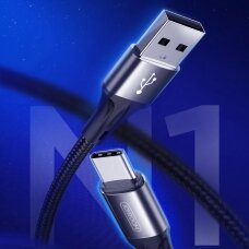 Joyroom USB - USB Type C Kabelis 3 A 1,5 m Juodas (S-1530N1)