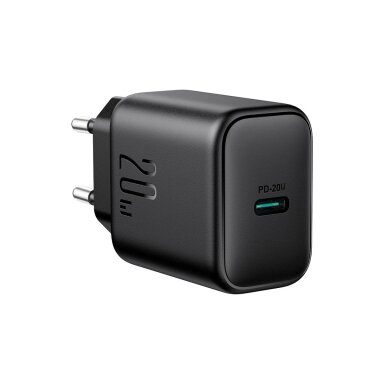 Sieninis įkroviklis Joyroom JR-TCF20 USB-C PD 20W – juodas