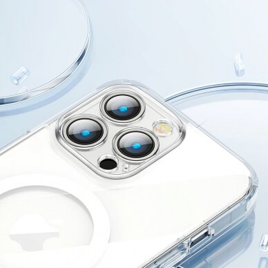 Dėklas Joyroom 14D Magnetic iPhone 14 Pro suderinamas su MagSafe skaidrus (JR-14D6) 7