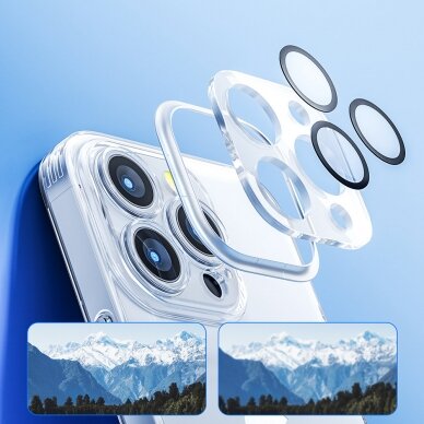 Dėklas Joyroom 14Q Case iPhone 14 Skaidrus su kameros apsauga (JR-14Q1 transparent) 2