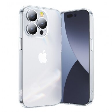 Dėklas Joyroom 14Q Case iPhone 14 Skaidrus su kameros apsauga (JR-14Q1 transparent)