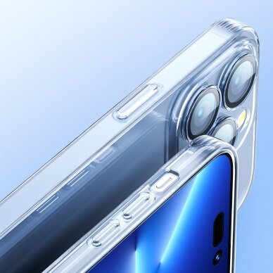 Dėklas Joyroom 14Q Case iPhone 14 Pro Max Skaidrus su kameros apsauga (JR-14Q4 transparent) 7