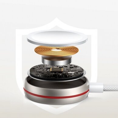 Joyroom 2 in 1 Lightning Kabelis inductive Įkroviklis Apple Watch 1.5m baltas (S-IW012) 12 Joyroom 2 in 1 Lightning Kabelis inductive Įkroviklis Apple Watch 1.5m baltas (S-IW012) 12