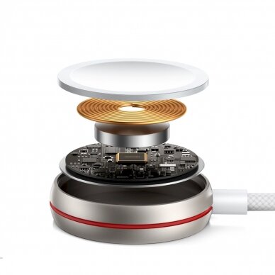 Joyroom 2 in 1 Lightning Kabelis inductive Įkroviklis Apple Watch 1.5m baltas (S-IW012) 6 Joyroom 2 in 1 Lightning Kabelis inductive Įkroviklis Apple Watch 1.5m baltas (S-IW012) 6