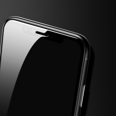 Ekrano apsauga Joyroom 2,5D Full Screen Tempered Glass iPhone 11 Juodais kraštais