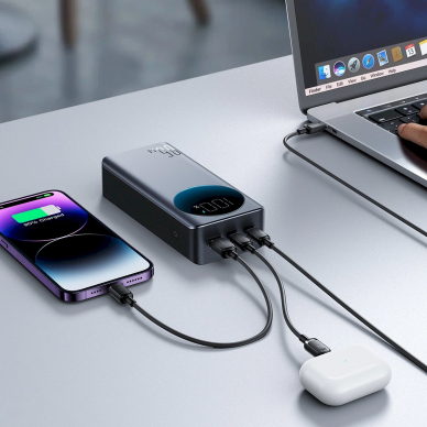 Joyroom 30000mAh 65W power bankdigital display (JR-PBF05) - Juodas 9 Joyroom 30000mAh 65W power bankdigital display (JR-PBF05) - Juodas 9