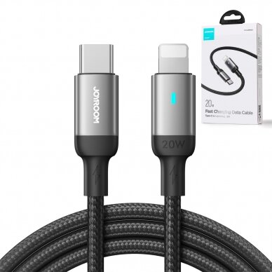 Joyroom cable USB C - Lightning 20W A10 Series 1.2 m Juodas (S-CL020A10) 3 Joyroom cable USB C - Lightning 20W A10 Series 1.2 m Juodas (S-CL020A10) 3